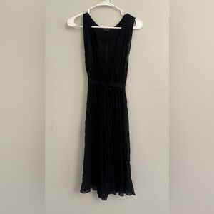 Theory Black sheer Sleeveless Maxi Dress